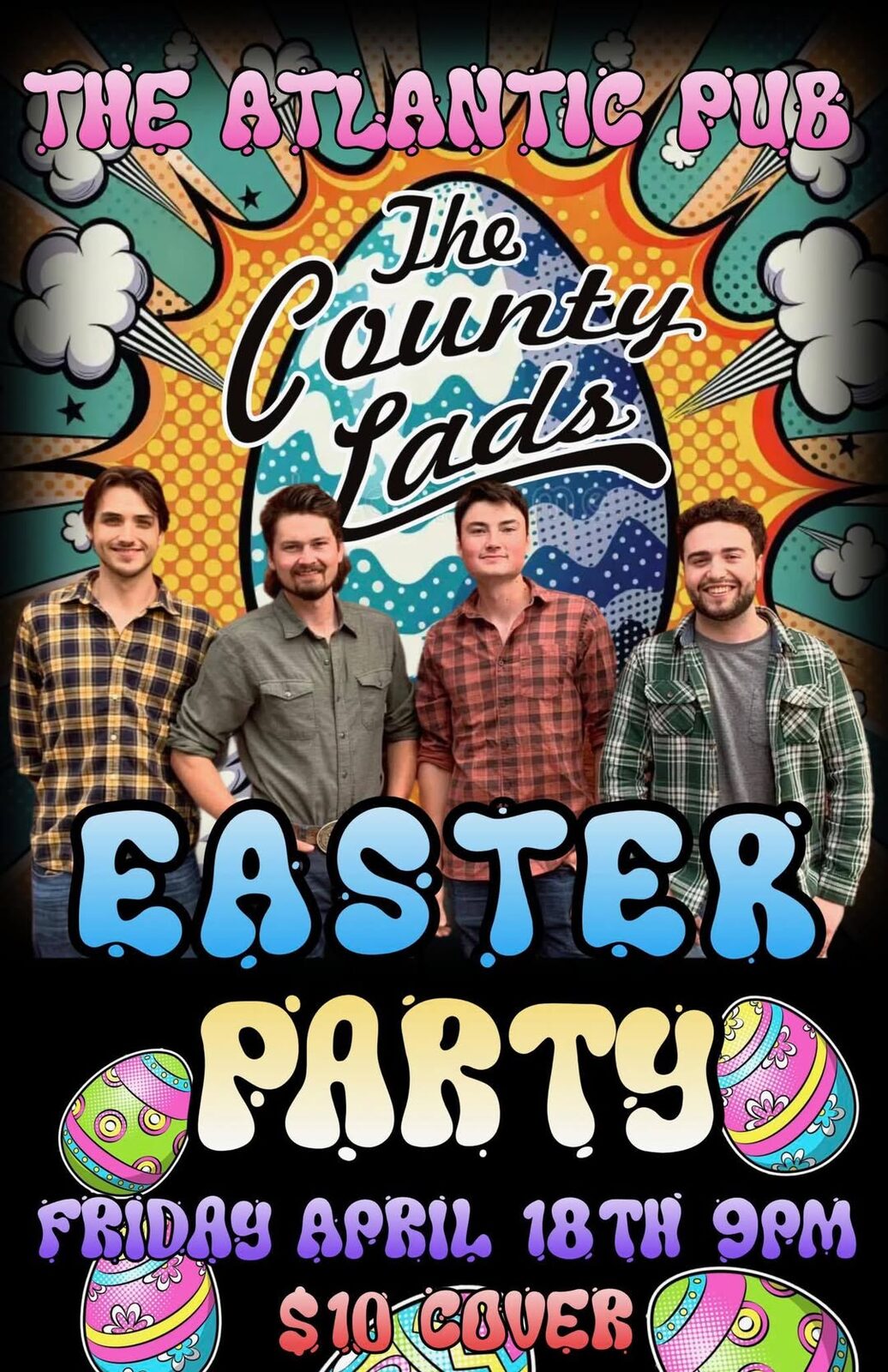 The County Lads — The Atlantic Pub – Easter Party