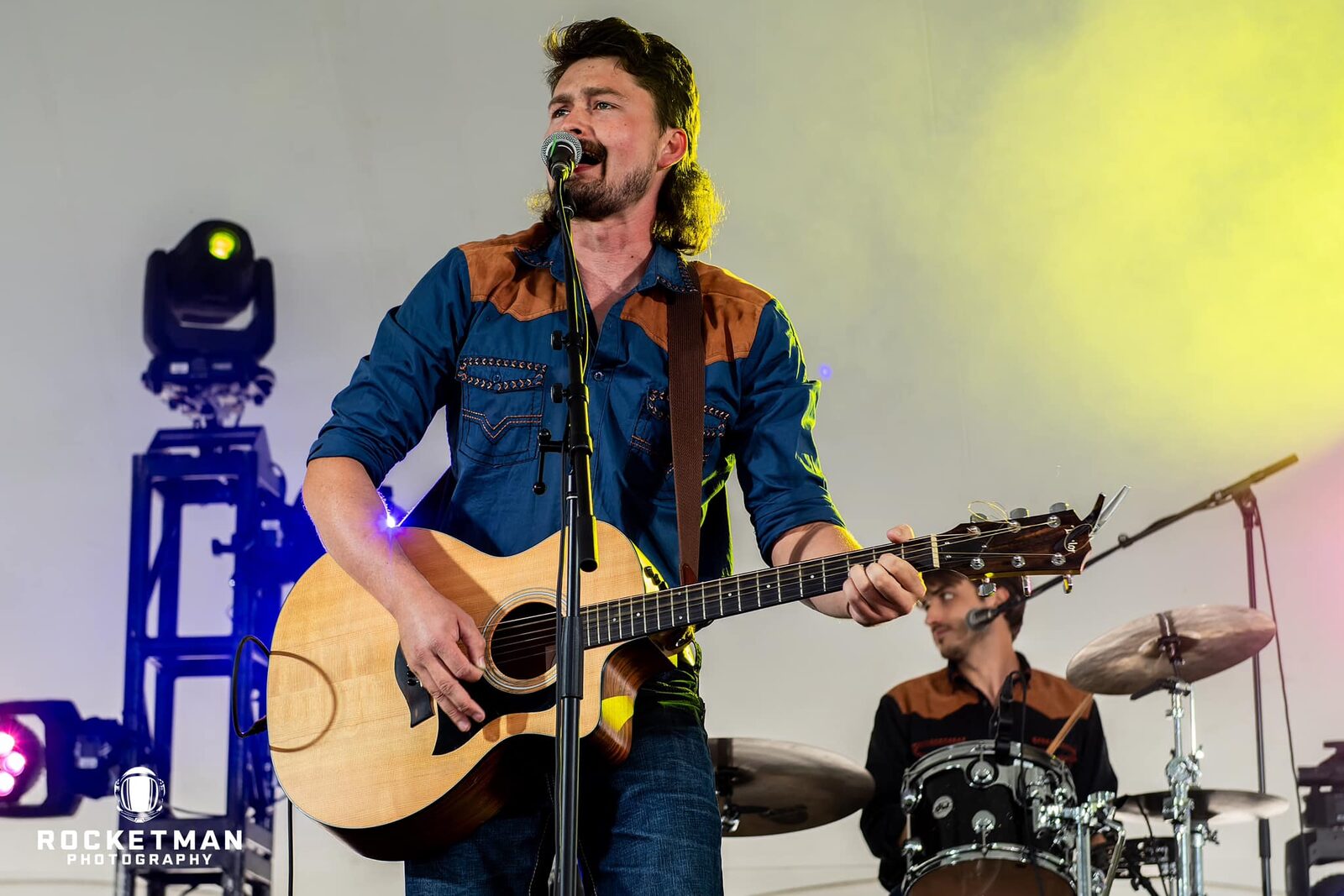 The County Lads playing live, photographed by Rocketman Photography