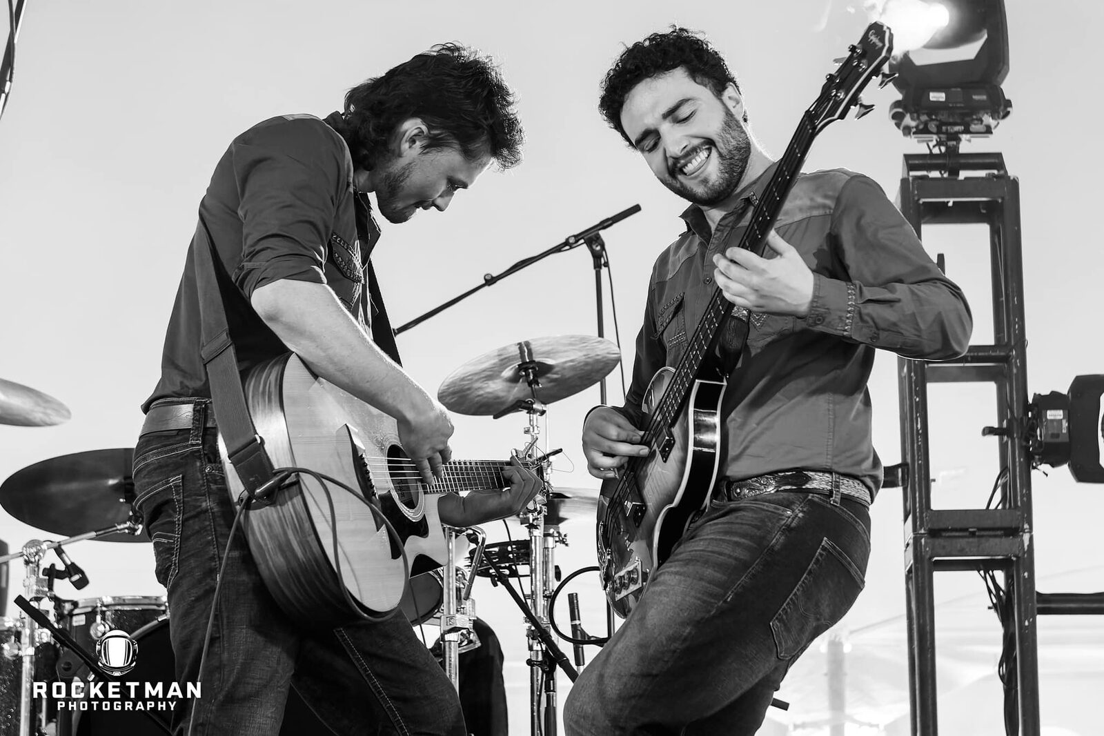 The County Lads playing live, photographed by Rocketman Photography